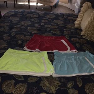 3 medium Pickelball/tennis skirts by Antigua